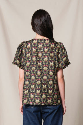 GRACE Top in Black Sumpang