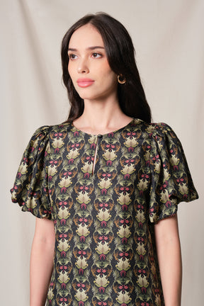 GRACE Top in Black Sumpang