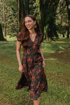 GRETA Dress in Black Seraya