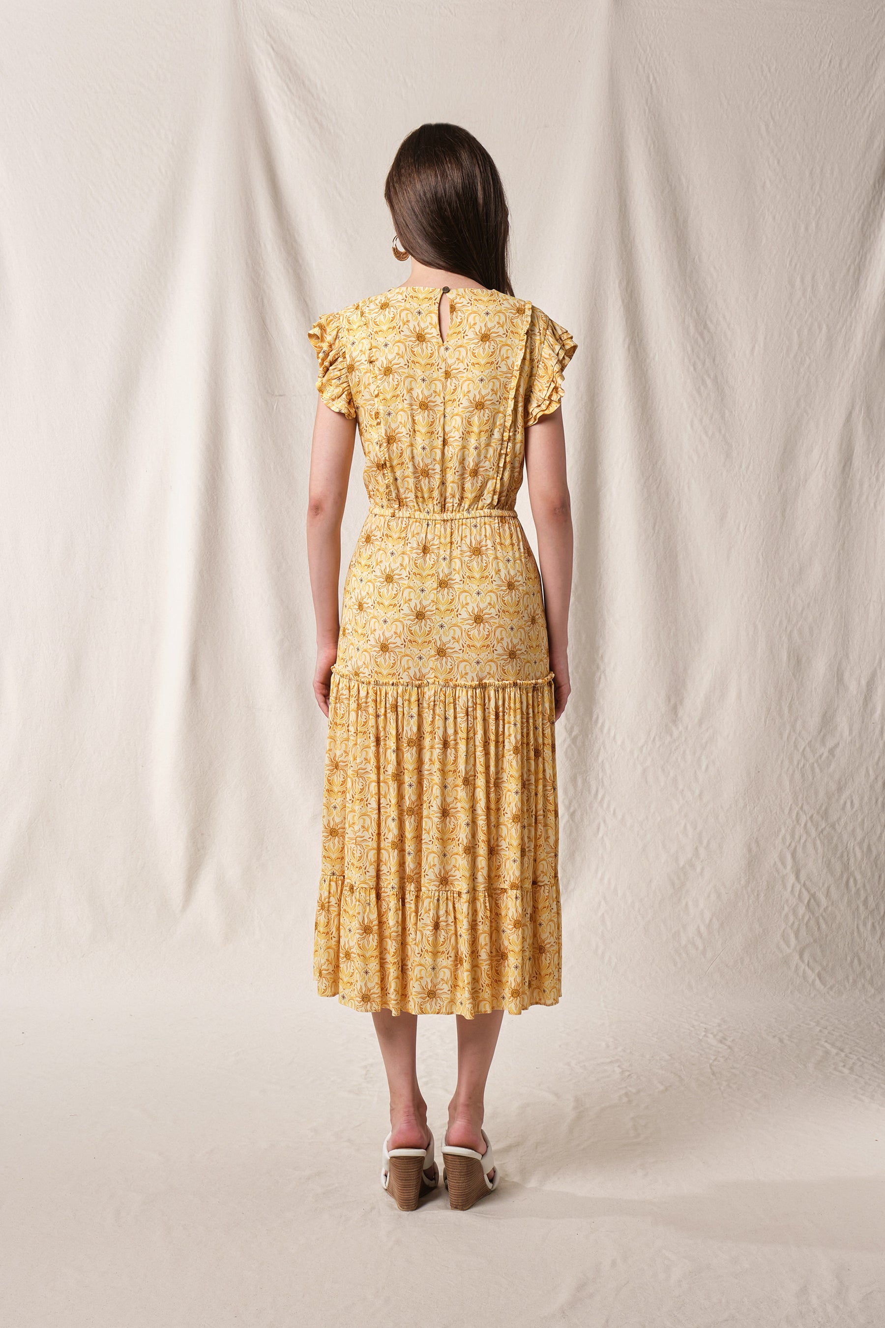 HAIRA Dress in Yellow Mentari