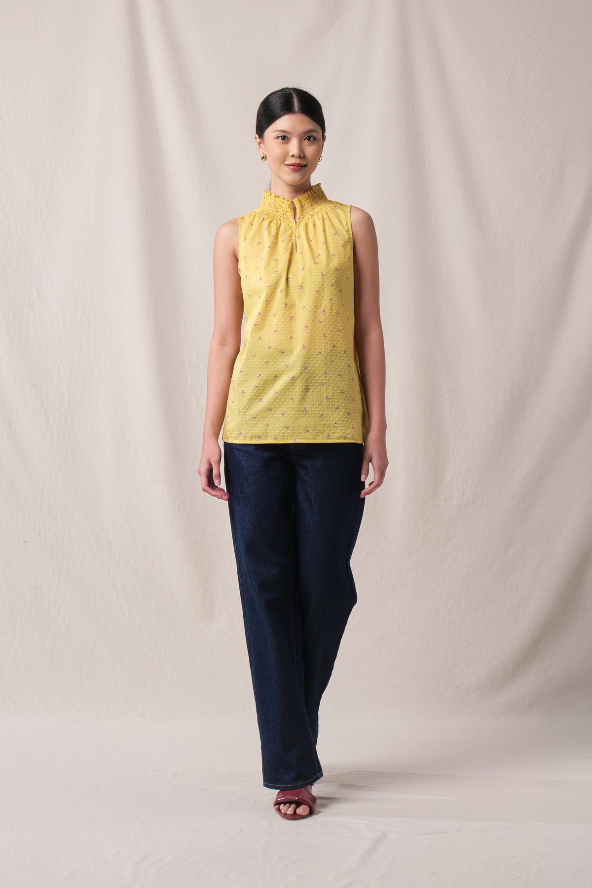 HAYLEY Top in Yellow Canang