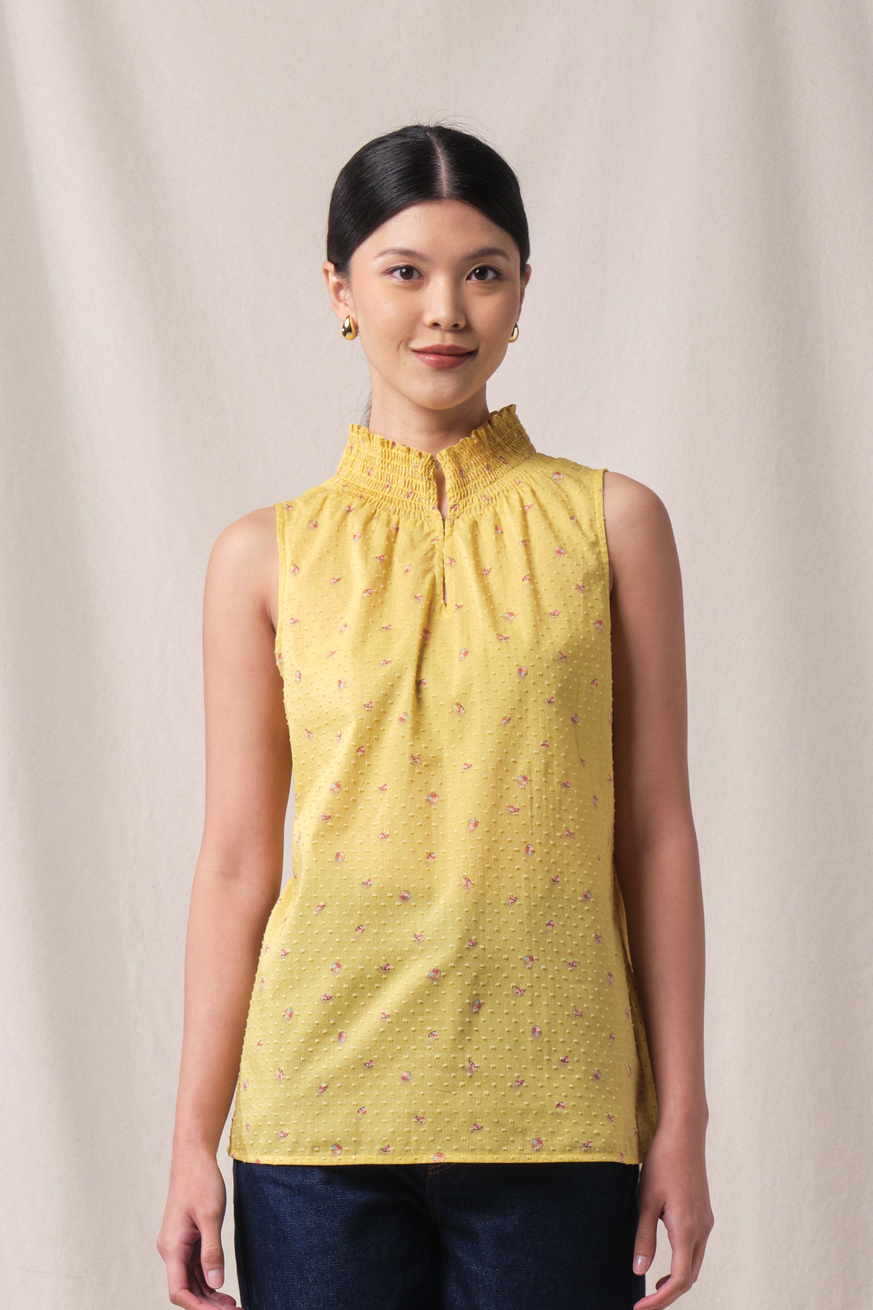 HAYLEY Top in Yellow Canang