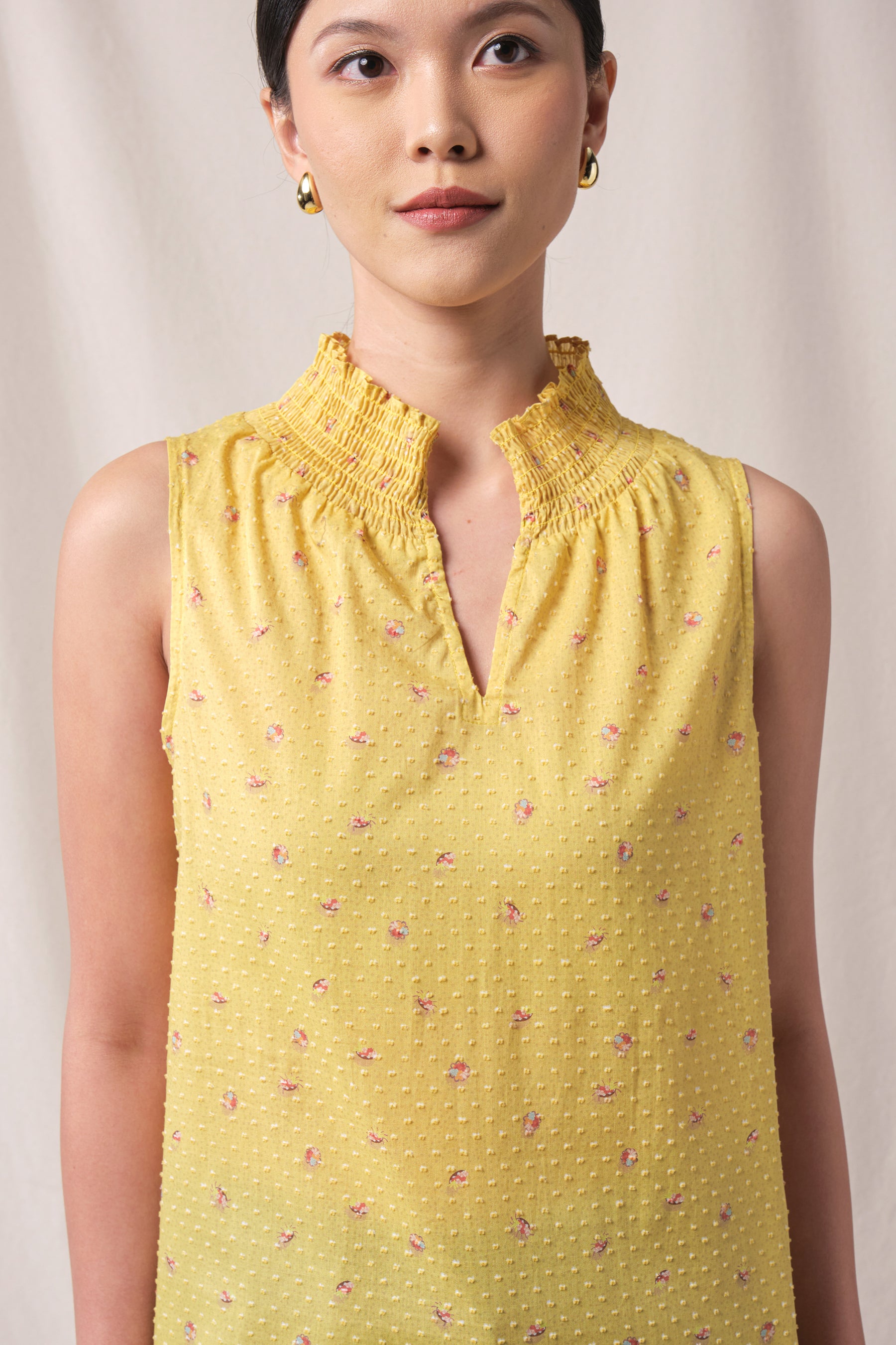 HAYLEY Top in Yellow Canang