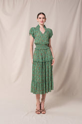 HEIDY Dress in Green Kelana