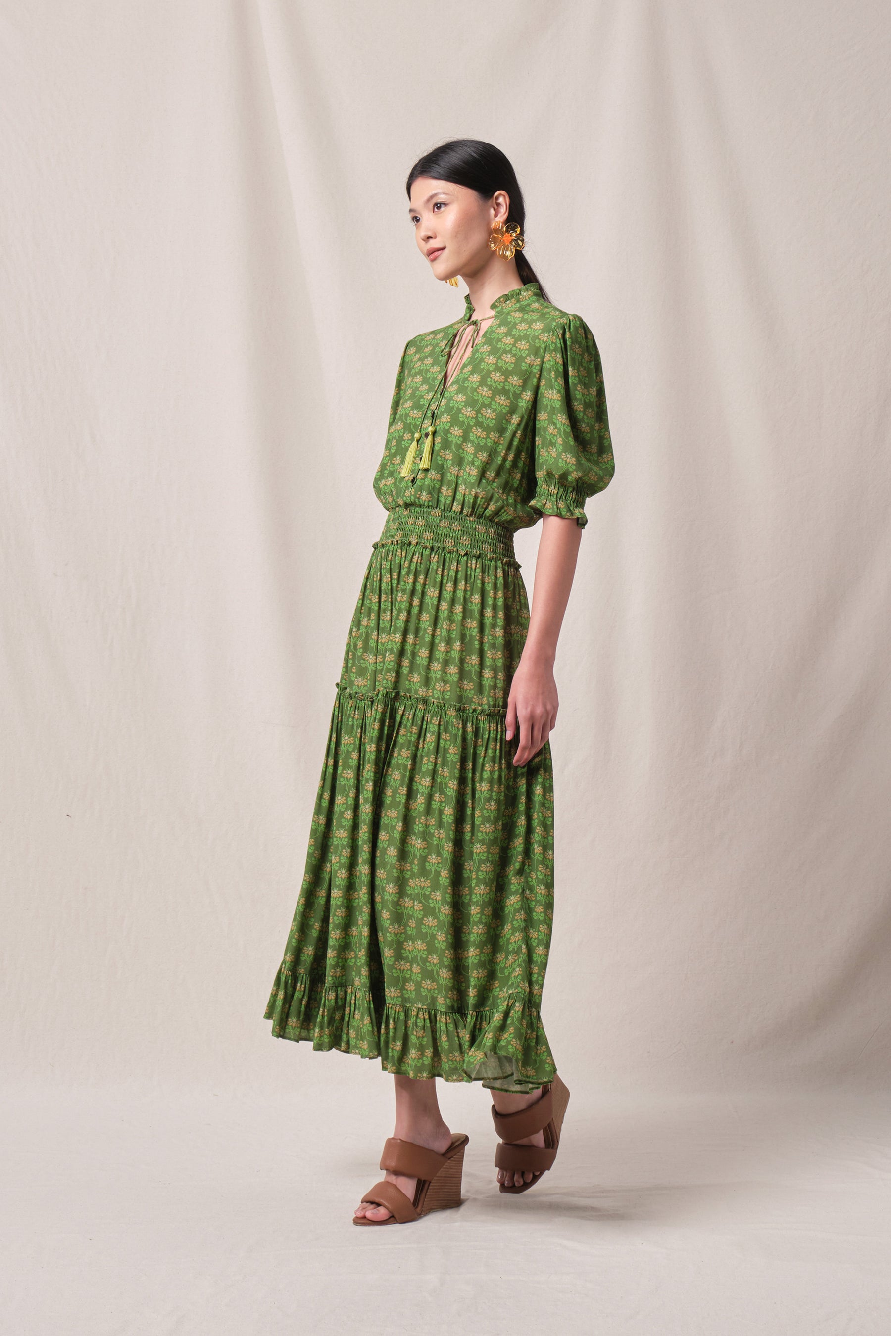 ILIA Dress in Green Melati