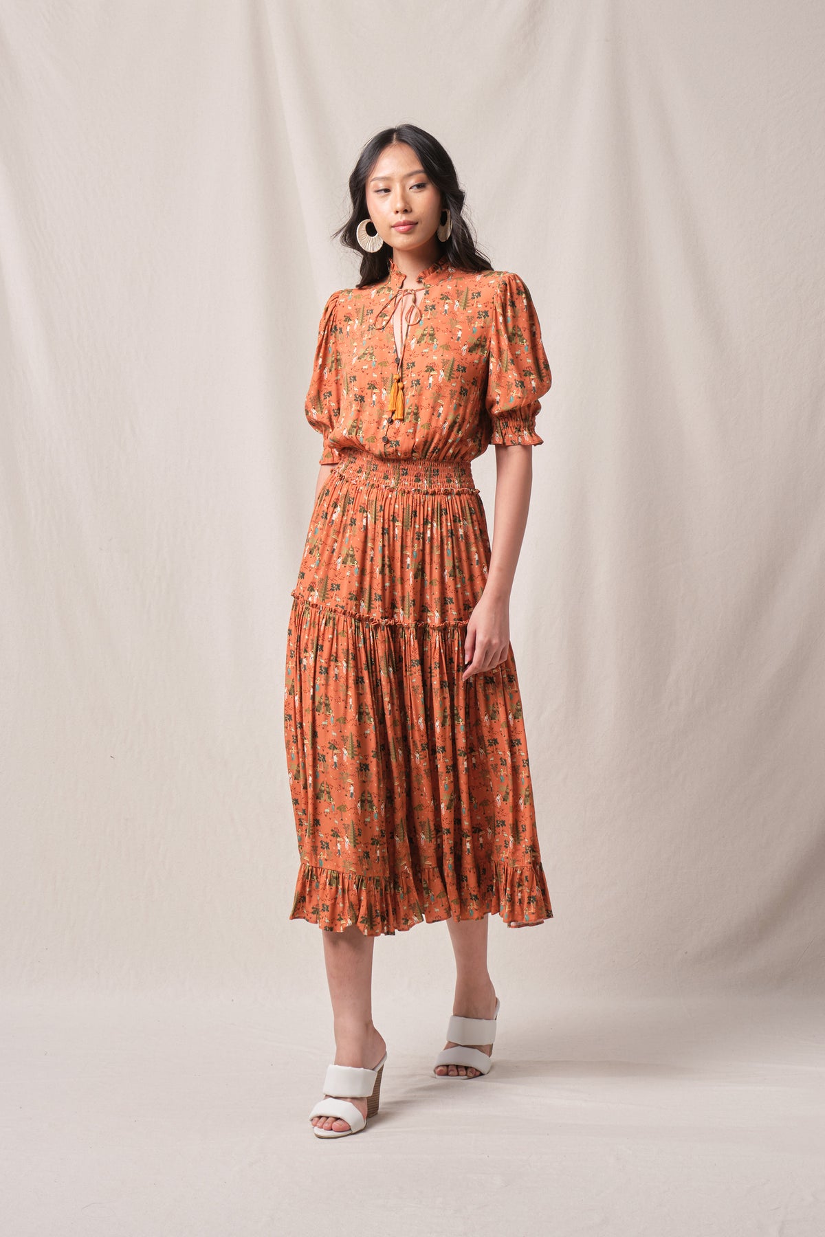 ILIA Dress in Peach Pura