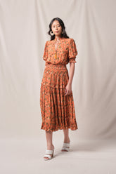 ILIA Dress in Peach Pura
