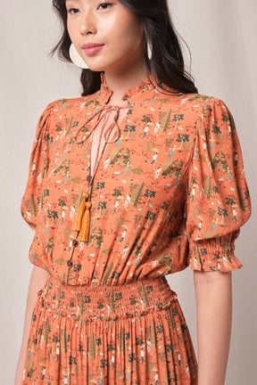 ILIA Dress in Peach Pura
