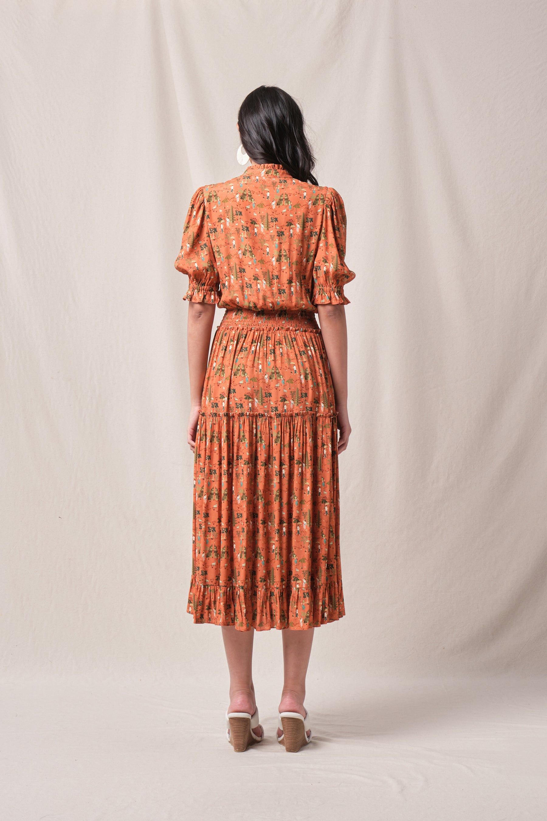 ILIA Dress in Peach Pura