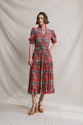 ILIA Dress in Red Pepaya