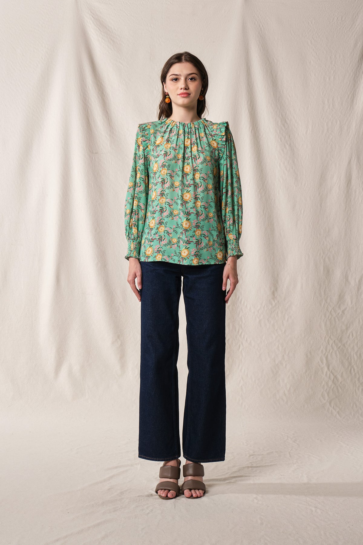 INDY Top in Mint Carica