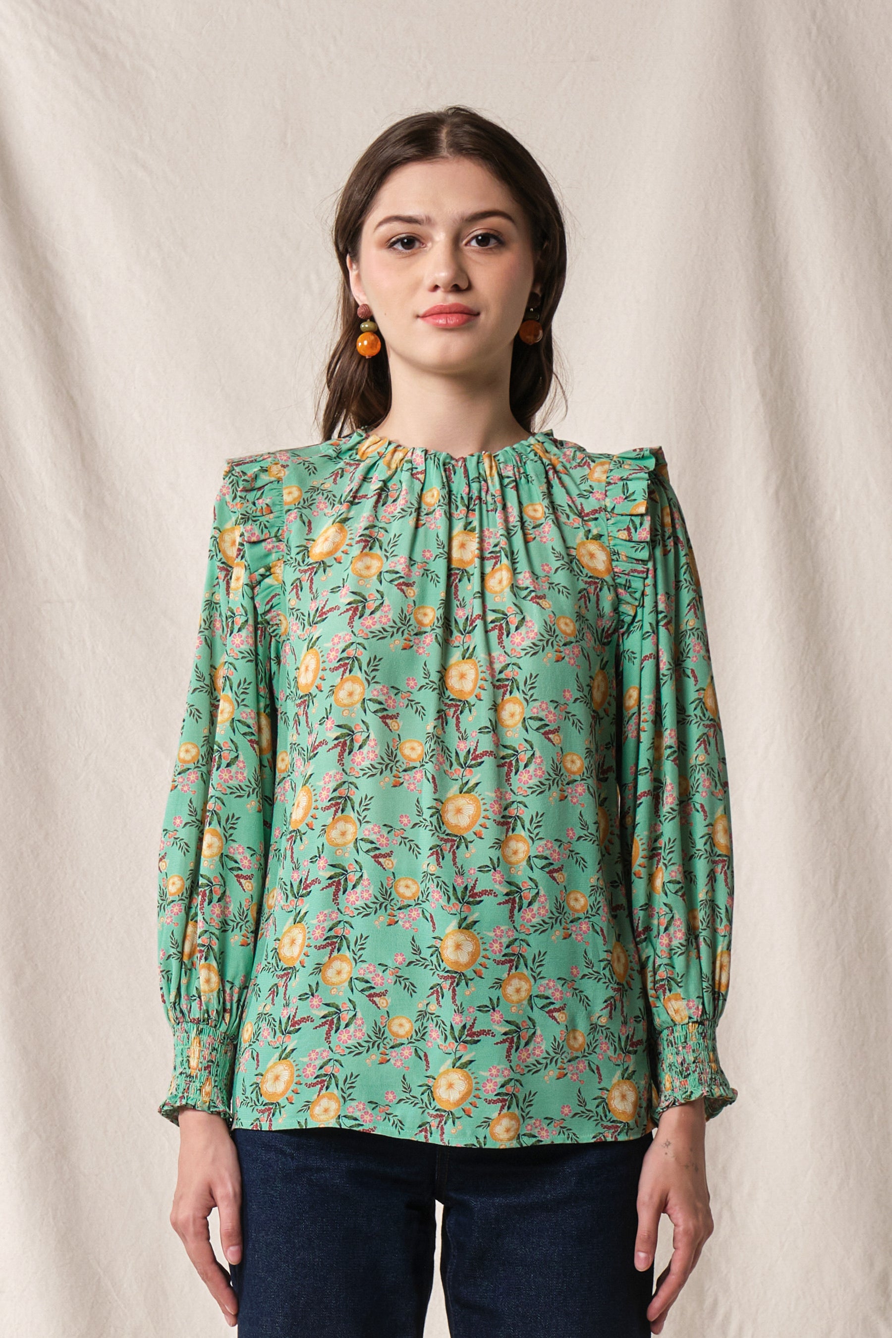 INDY Top in Mint Carica