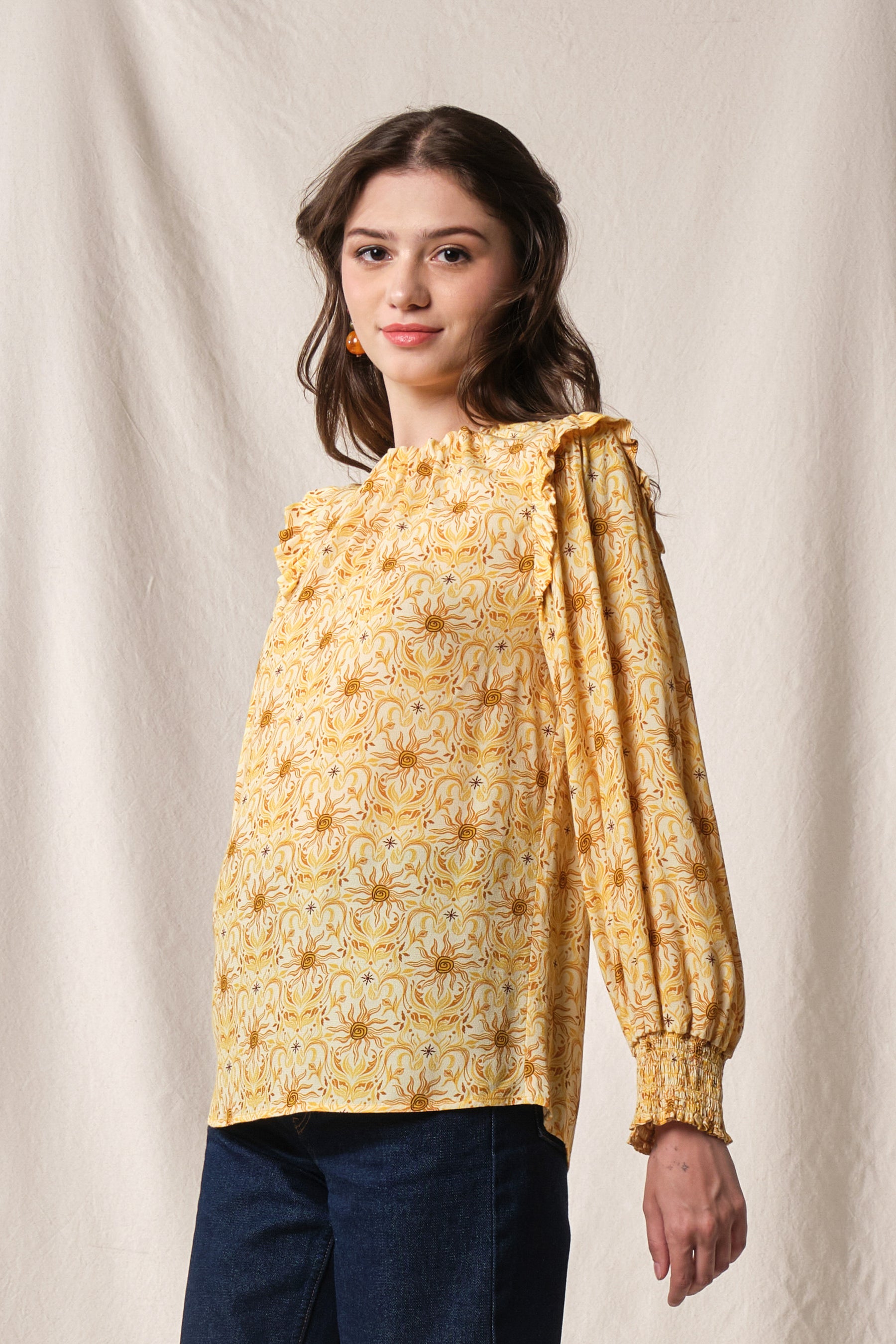INDY Top in Yellow Mentari