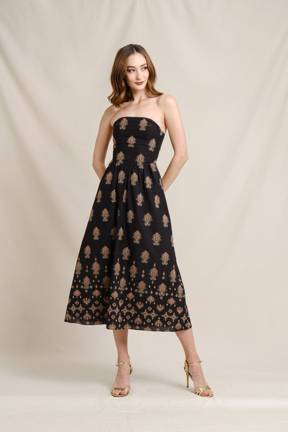 IRENE Dress in Black Mamuli