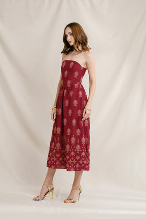 IRENE Dress in Red Mamuli