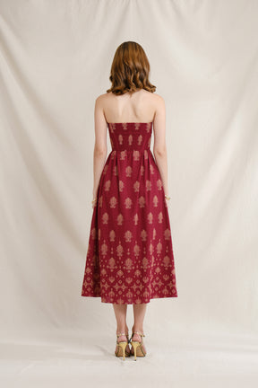 IRENE Dress in Red Mamuli