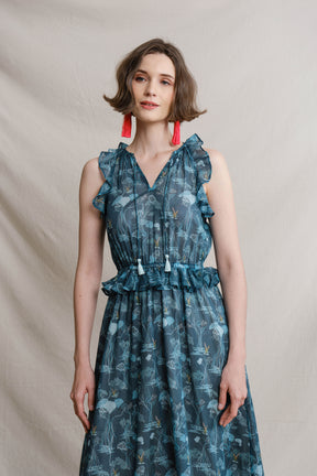 IVANA Dress in Blue Mangrove