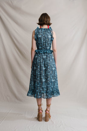 IVANA Dress in Blue Mangrove