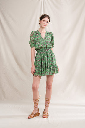 IVY Dress in Cempaka Green