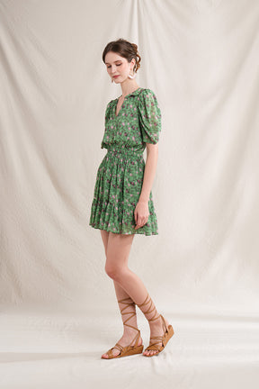 IVY Dress in Cempaka Green
