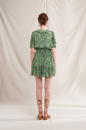IVY Dress in Cempaka Green