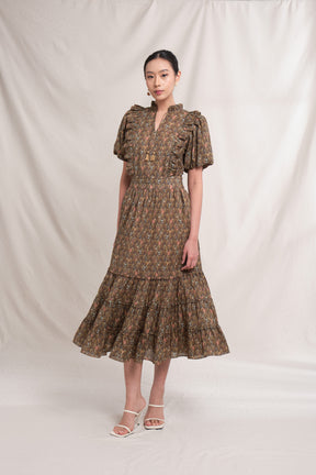 IZA Top in Brown Ulva