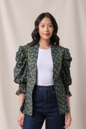 JANE Outer in Black Melati