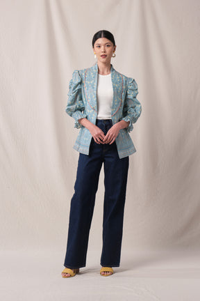 JANE Outer in Blue Segara