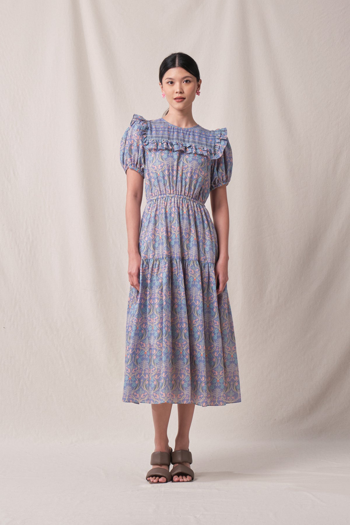 JELITA Dress in Purple Segara