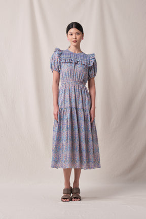 JELITA Dress in Purple Segara