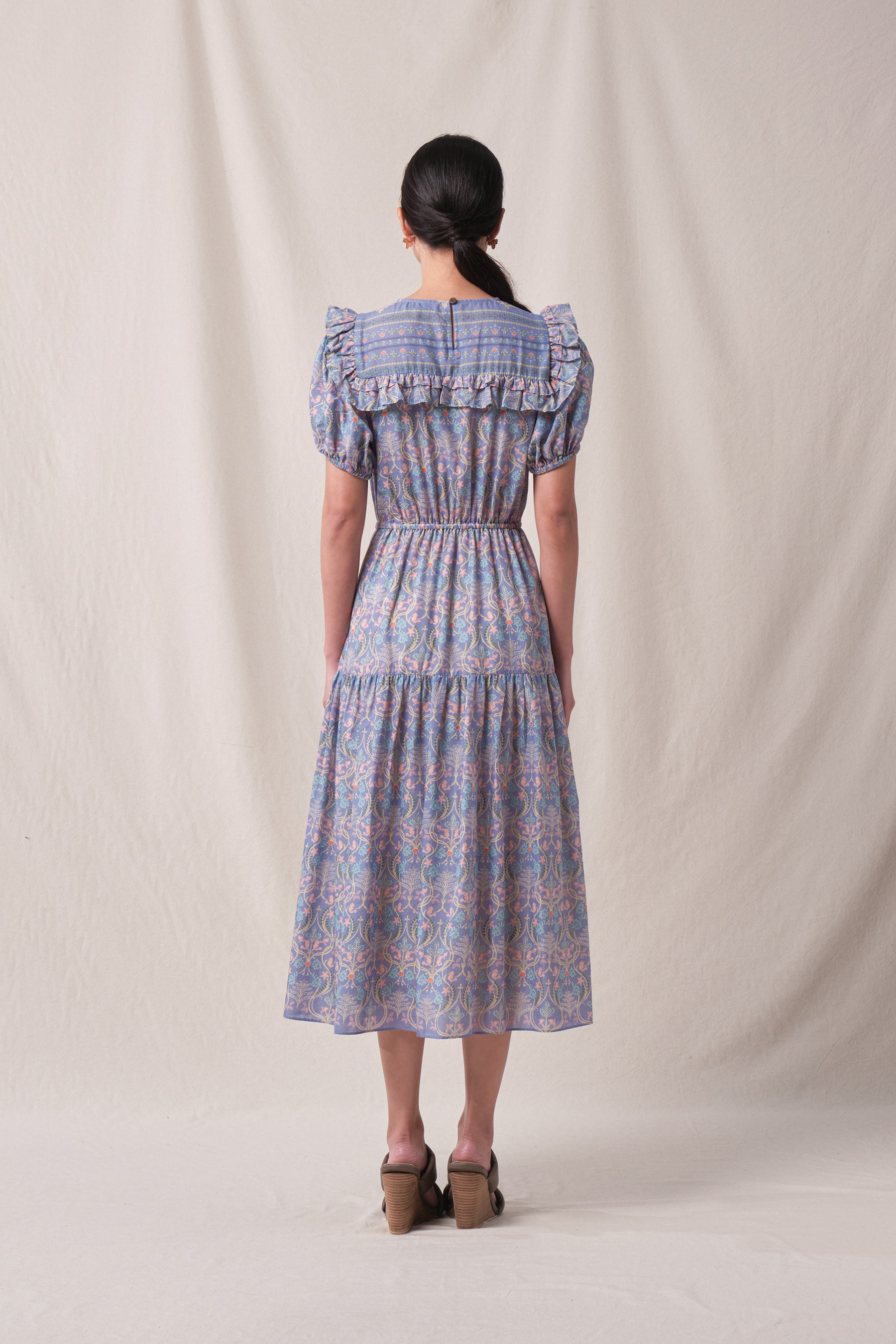 JELITA Dress in Purple Segara
