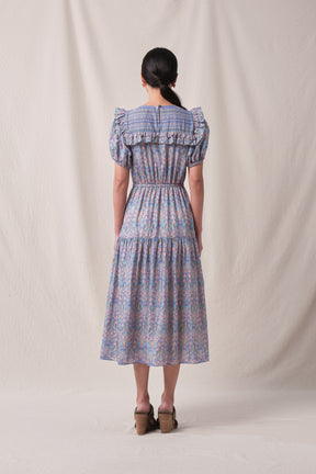 JELITA Dress in Purple Segara