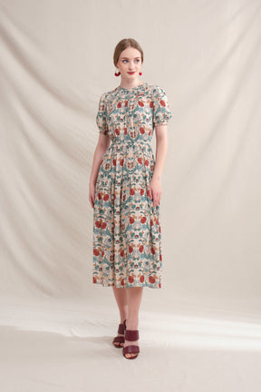JENNA Dress in Beige Delima