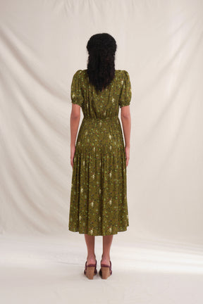 JENNA Dress in Green Macca