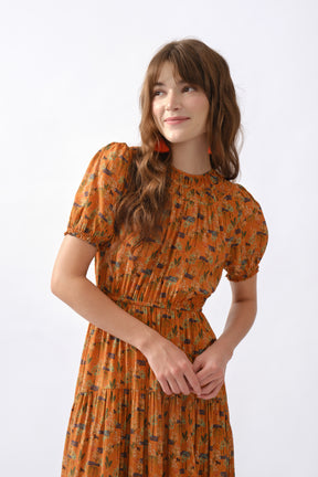 JENNA Dress in Orange Gowa