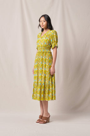 JENY Dress in Green Tedung