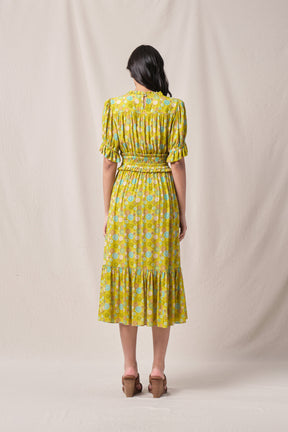 JENY Dress in Green Tedung