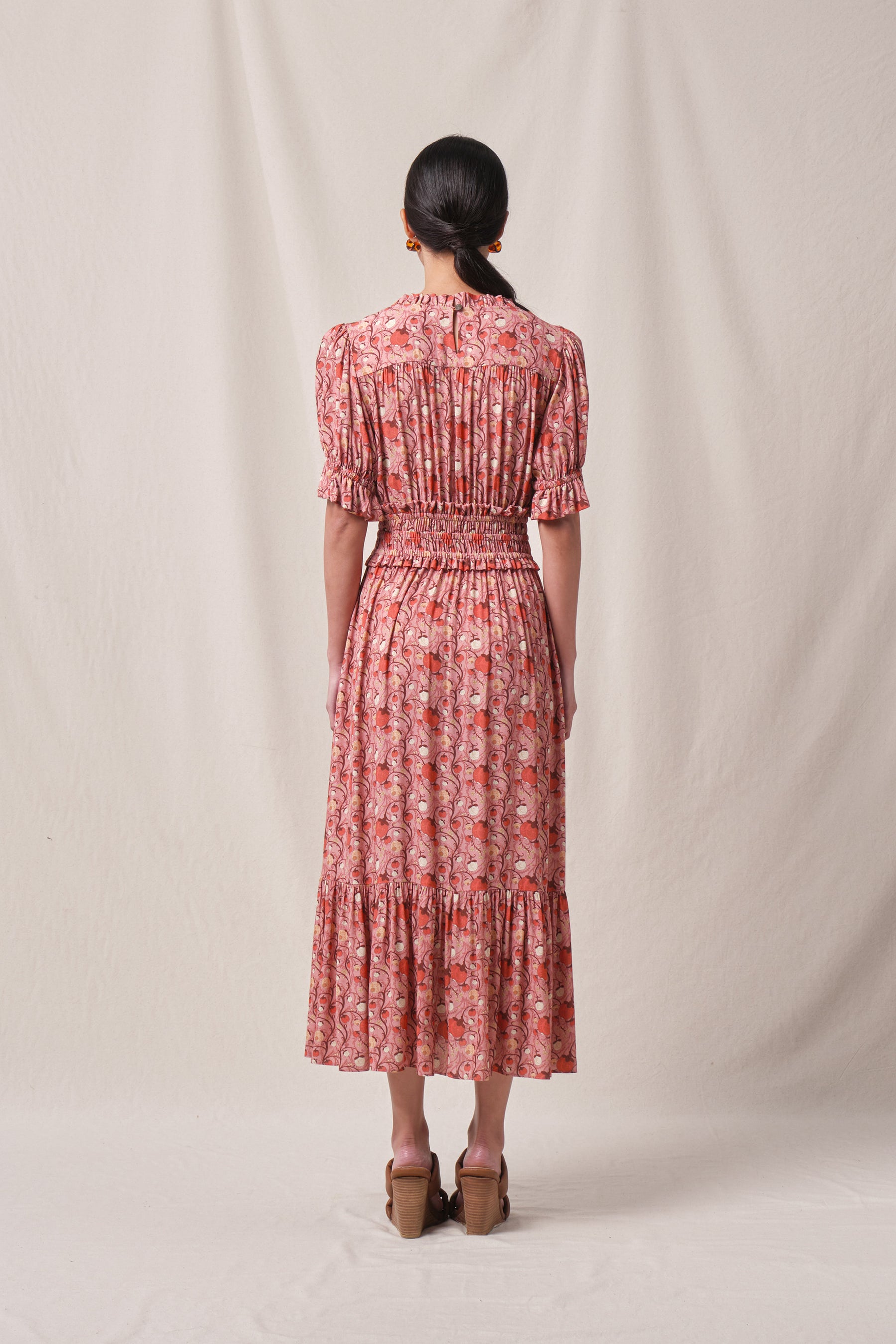 JENY Dress in Pink Manggis