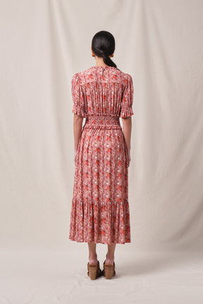 JENY Dress in Pink Manggis
