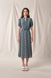 JESS Dress in Blue Silpa