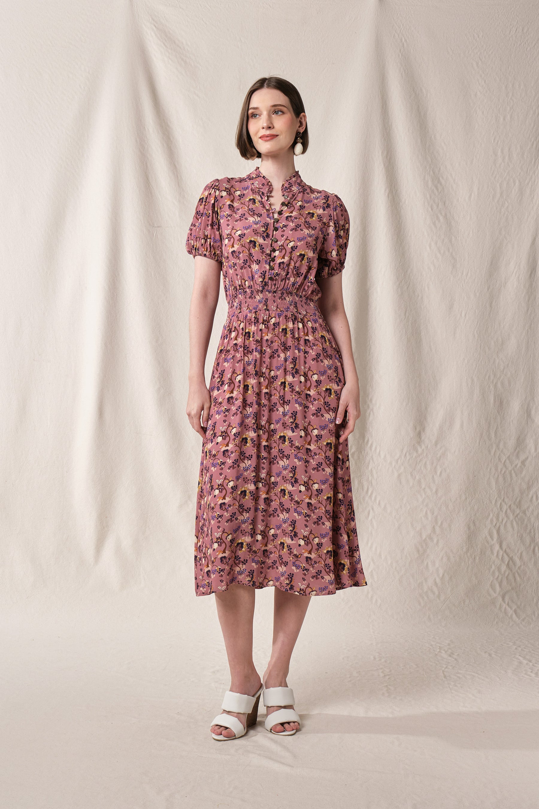 JESS Dress in Lilac Celosia