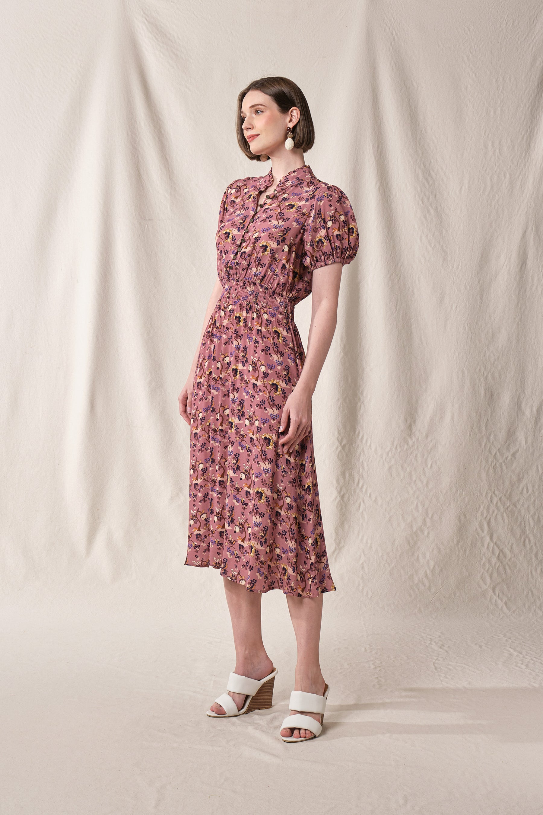 JESS Dress in Lilac Celosia