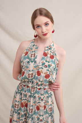 JOSIE Dress in Beige Delima