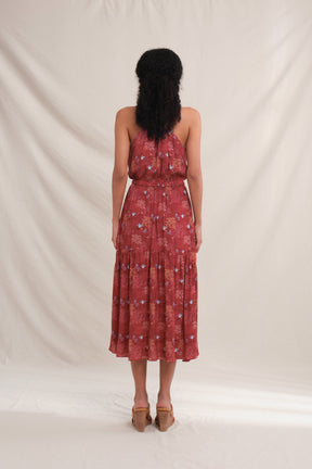 JOSIE Dress in Red Tumpang