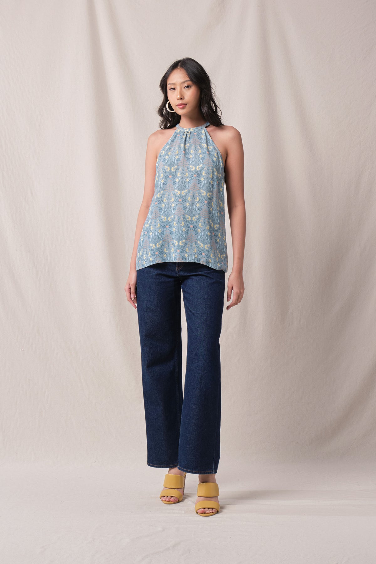 JULES Top in Blue Segara