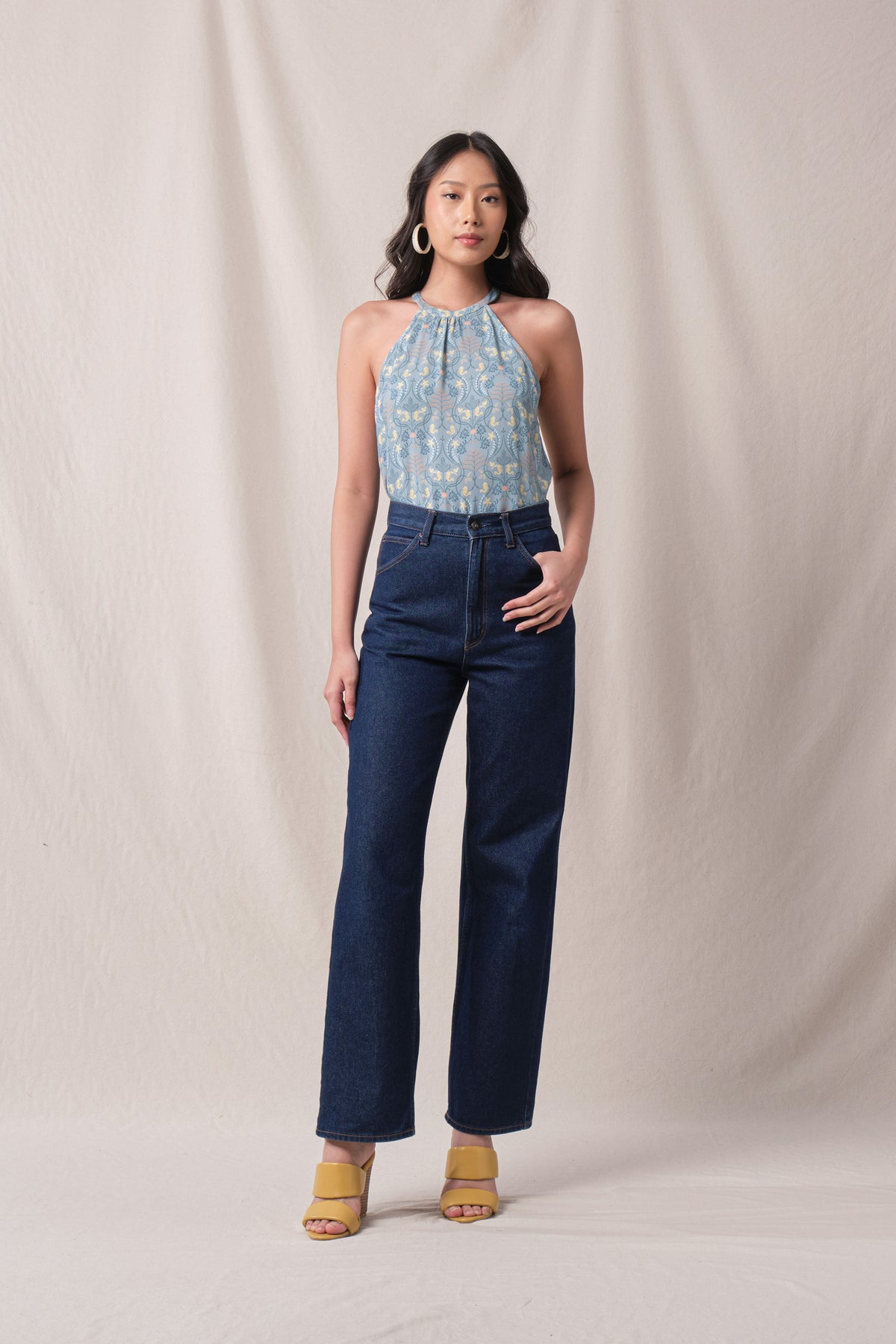JULES Top in Blue Segara