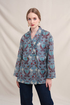JULIA Outer in Gray Delima