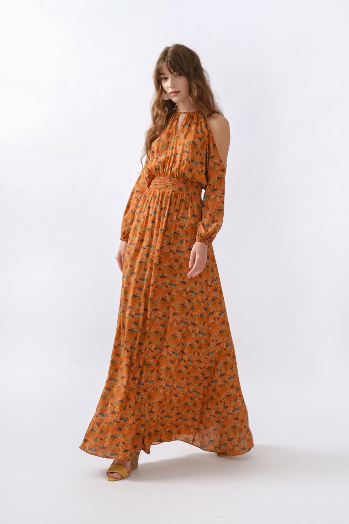 JULIET Dress in Orange Gowa