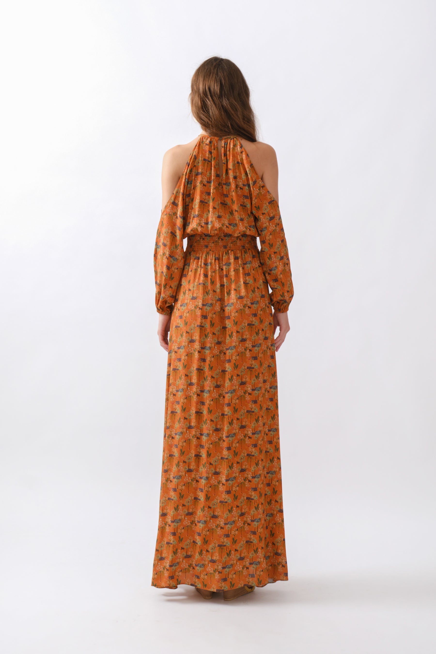 JULIET Dress in Orange Gowa