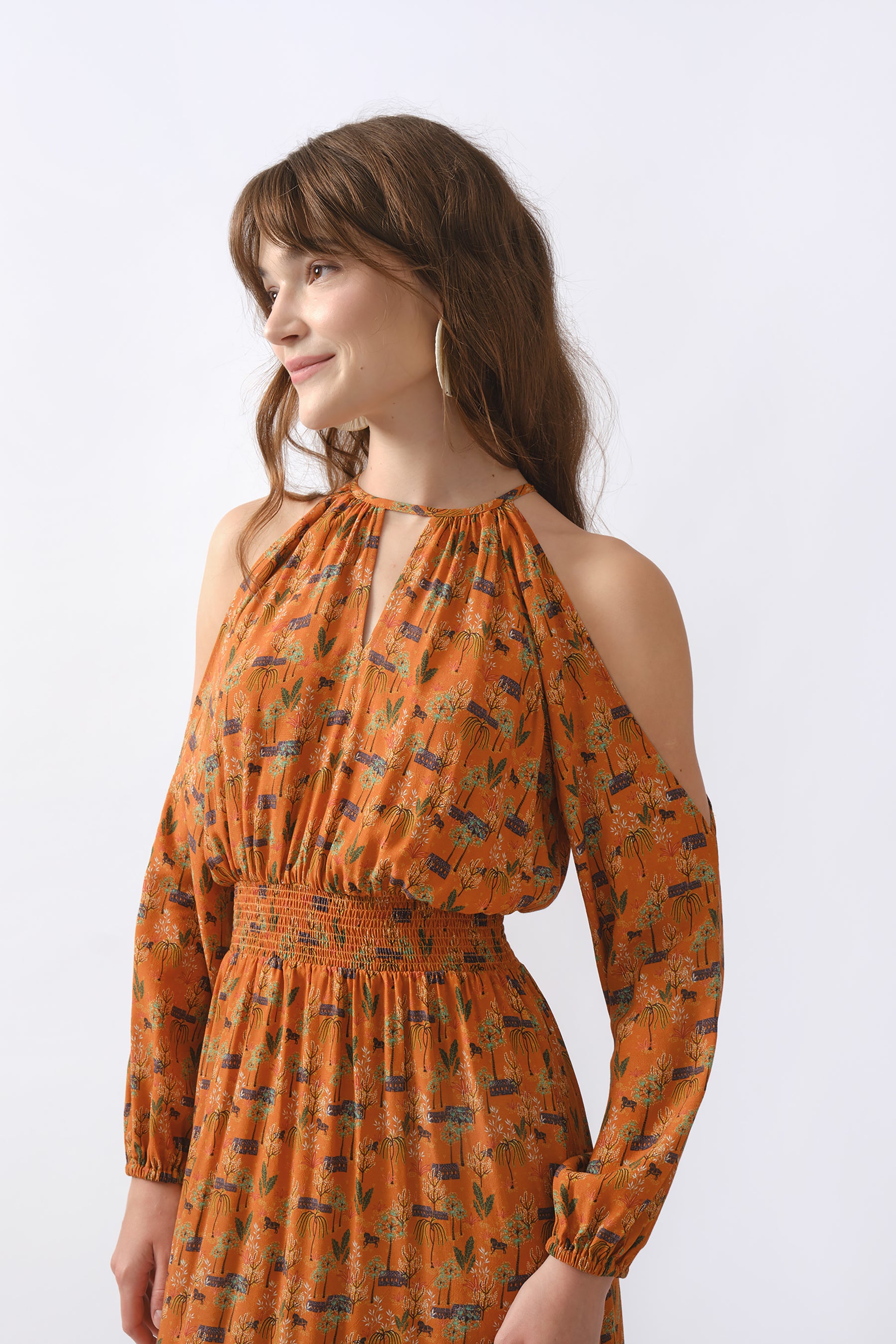 JULIET Dress in Orange Gowa